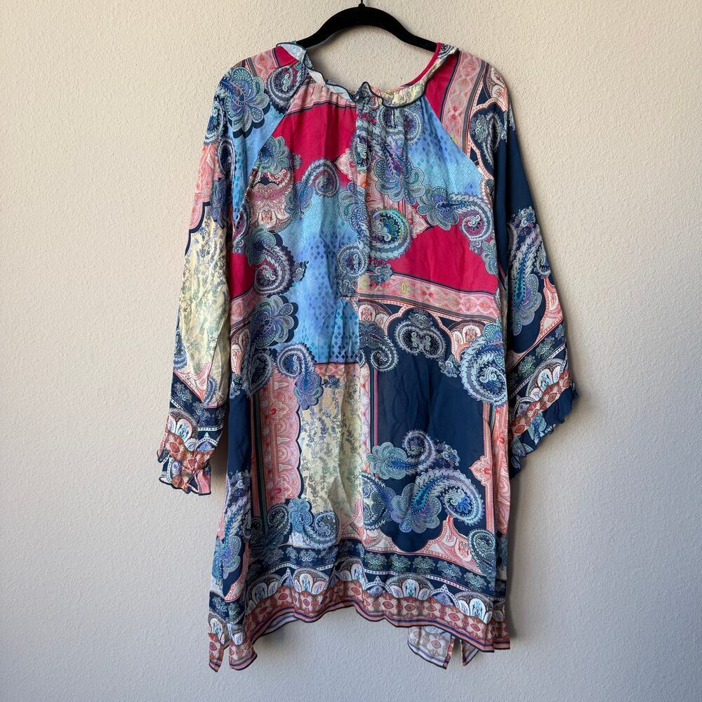 Johnny Was Daria Easy Paisley Tunic Size XL - Picture 3 of 6